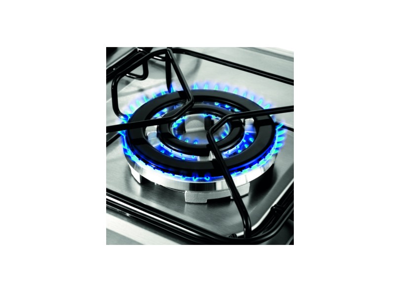 Fogão de Piso Brastemp Ative Flat Top 5 Bocas Acabamento Inox BFS5QAR