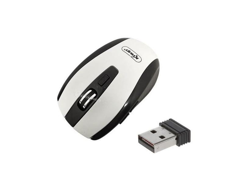 Mouse Sem Fio 10m Alcance Usb Óptico Com 6 Botões Rápido KPMU403 - Knu