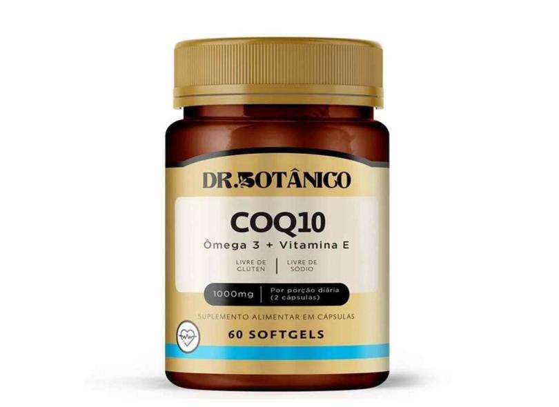 Coenzima Q10 + omega 3 + vitamina E - 60 caps dr botanico