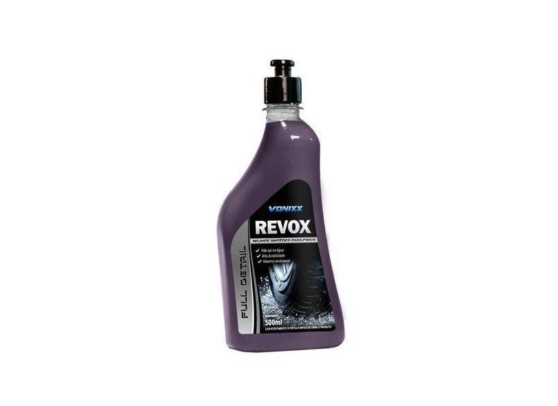 Revox 500ml Pneu Pretinho Resistente Agua Nao Pega Po Vonixx