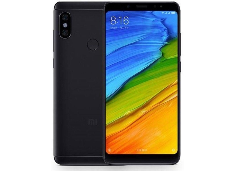 Smartphone Xiaomi Redmi Note 5 Dual 64GB 12 MP 2 Chips Android 8.0 (Oreo) 3G 4G Wi-Fi