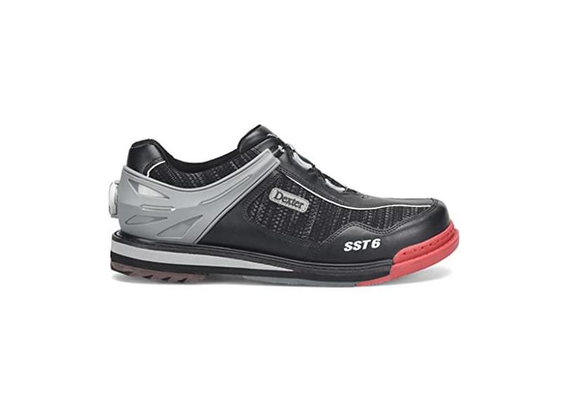 Dexter Tênis masculino SST 6 Hybrid BOA Wide Bowling para mão direita - preto/malha
