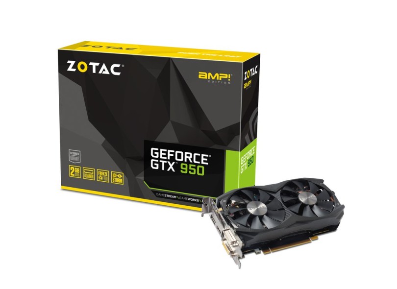 Placa de Video NVIDIA GeForce GTX 950 2 GB DDR5 128 Bits Zotac ZT-90603-10M