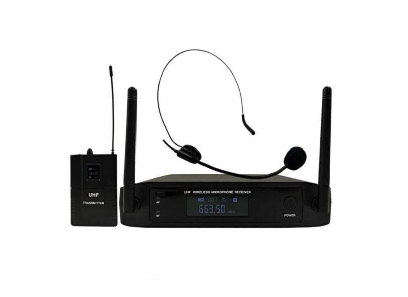 Microfone Digital Hd750 Headset Preto Ls901