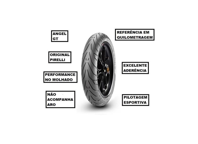 Pneu Pirelli Dianteiro 120/70-17 Angel Gt Honda Cbr 650r