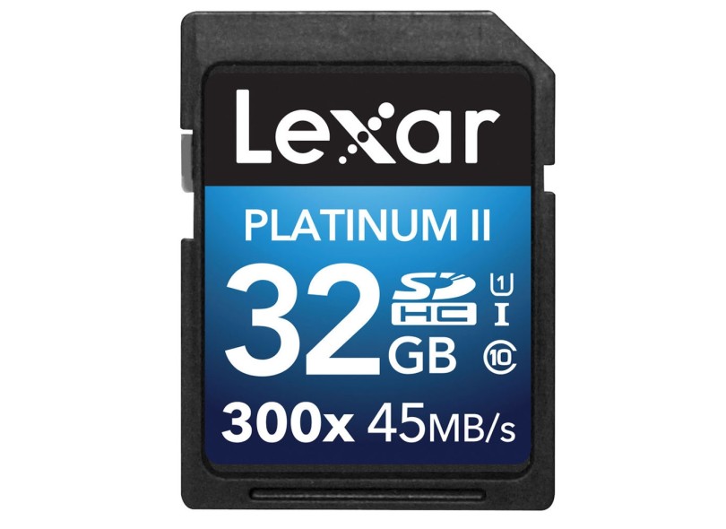 Cartão de Memória SDHC Lexar Platinum II 32 GB LSD32GBBNL300