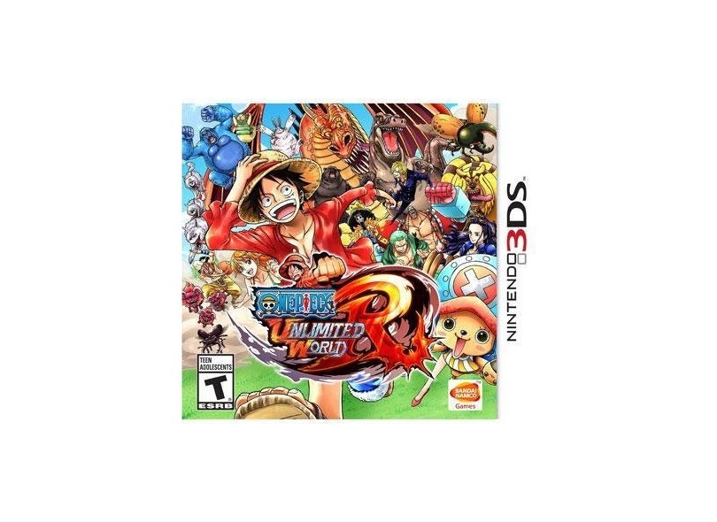 Jogo One Piece Unlimited World Red Bandai Namco Nintendo 3DS