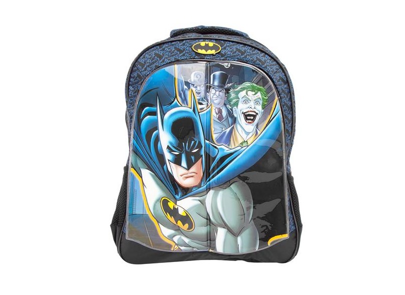 Mochila Escolar Xeryus Batman Gotham Faces 14 5403