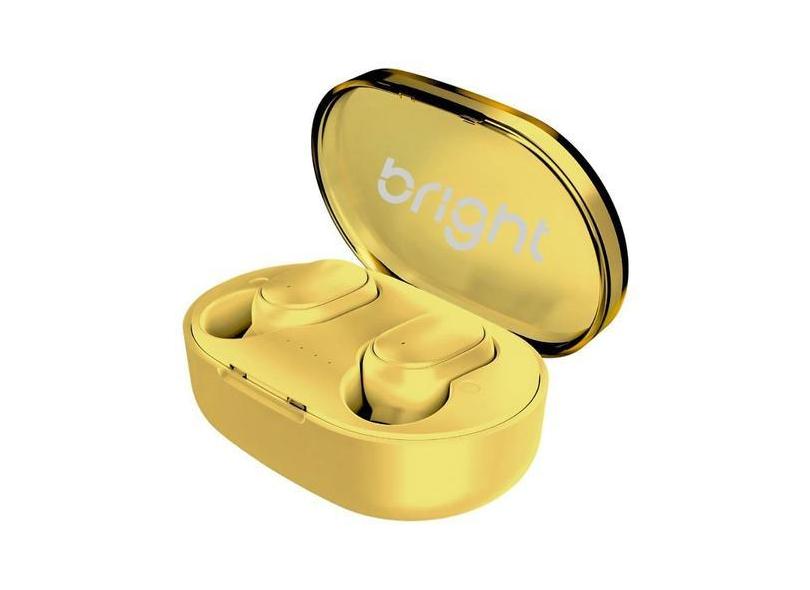 Fone De Ouvido Bright Bluetooth Max Sound Cód.fn588 Amarelo Cód.FN588