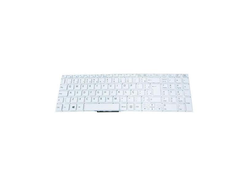 Teclado para Notebook bringIT compatível com Sony Vaio SVF15213CBW ABN