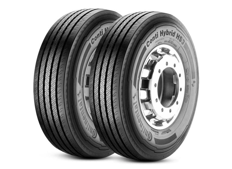 Kit 2 Pneu Continental 295/80r22.5 152/148m Conti Hybrid Hs3