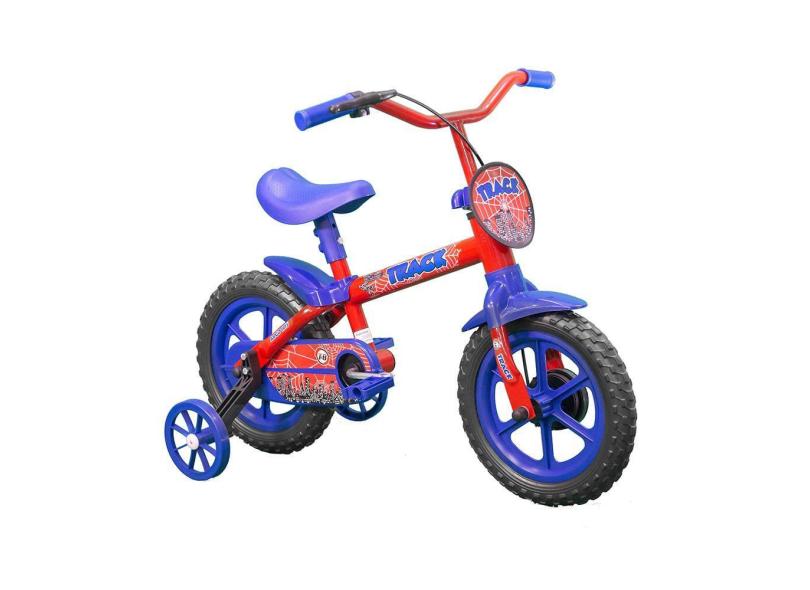 Bicicleta Aro 12 Track Arco Iris Vermelho/Azul TK3
