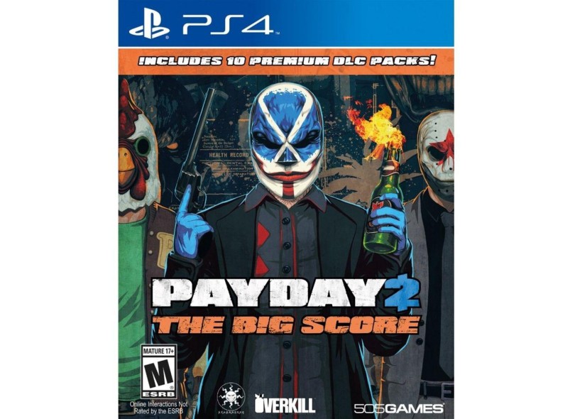 Jogo Payday 2 The Big Score PS4 505 Games