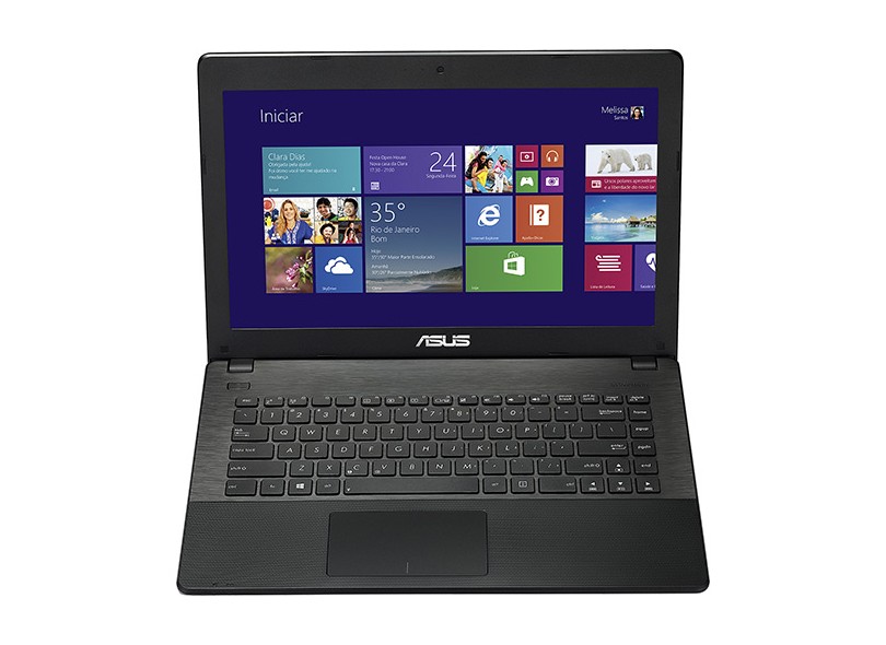 Notebook Asus Intel Core i3 2375M 2 GB de RAM HD 500 GB LED 14 " Windows 8 X451CA