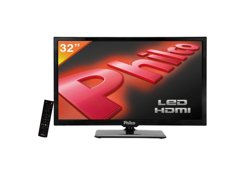 TV LED 32" Philco 3 HDMI Conversor Digital Integrado PH32N62D