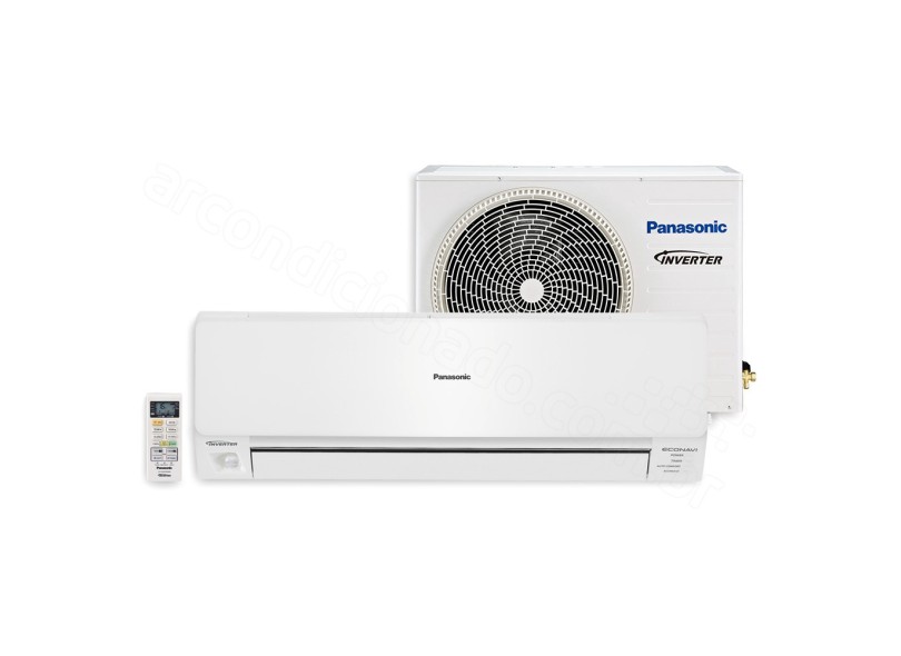 Ar Condicionado Split Hi Wall Panasonic 9.000BTUs Inverter Quente/Frio CS-RE9PKV-7