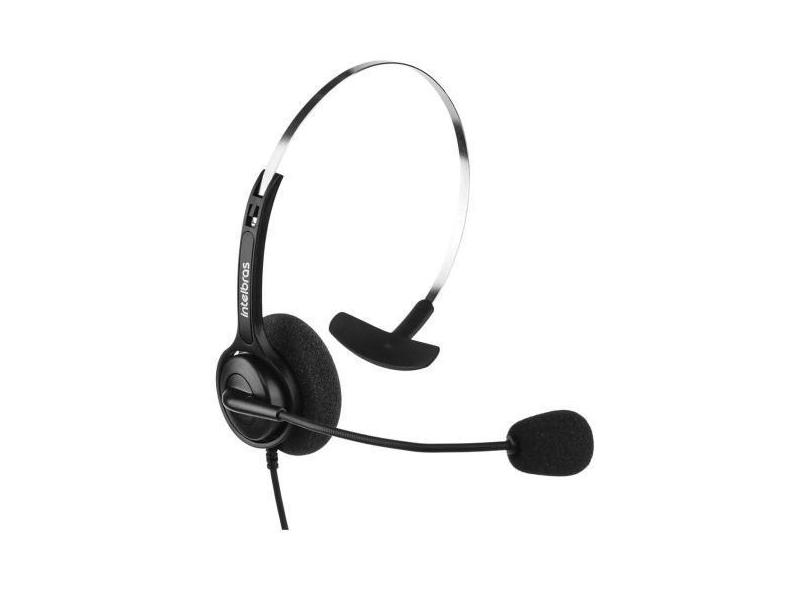 Fone Headset Intelbras Chs-40 Conector Usb 4010041 - Intelbras - Comun