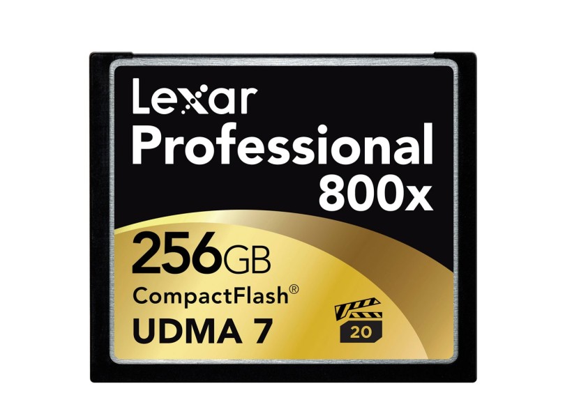 Cartão de Memória Compact Flash Lexar Professional 256 GB LCF256CRBNA800