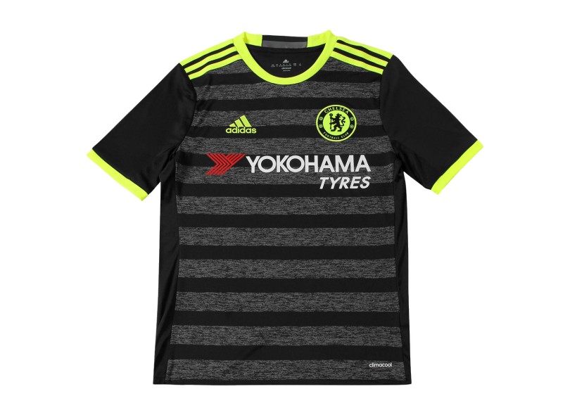 Camisa Torcedor infantil Chelsea II 2016/17 sem Número Adidas