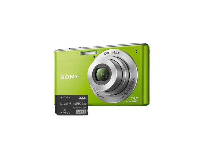 Câmera Digital Sony CyberShot 14,1 MP DSCW530 com o Melhor Preço é no