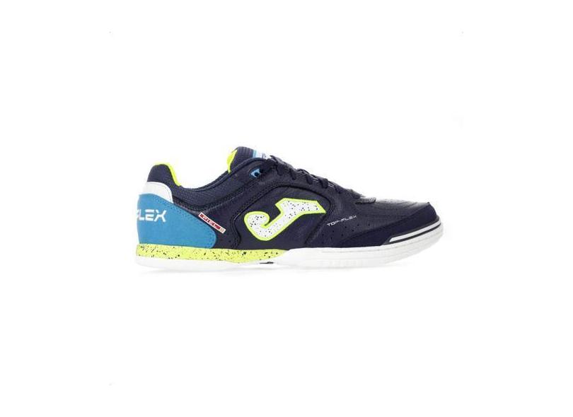 Chuteira Joma Futsal Top Flex Rebound Marinho E Verde - Masculina