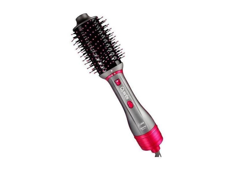 Escova Secadora Quanta Easy Step QTES6001 1300 W - Cinza/Rosa