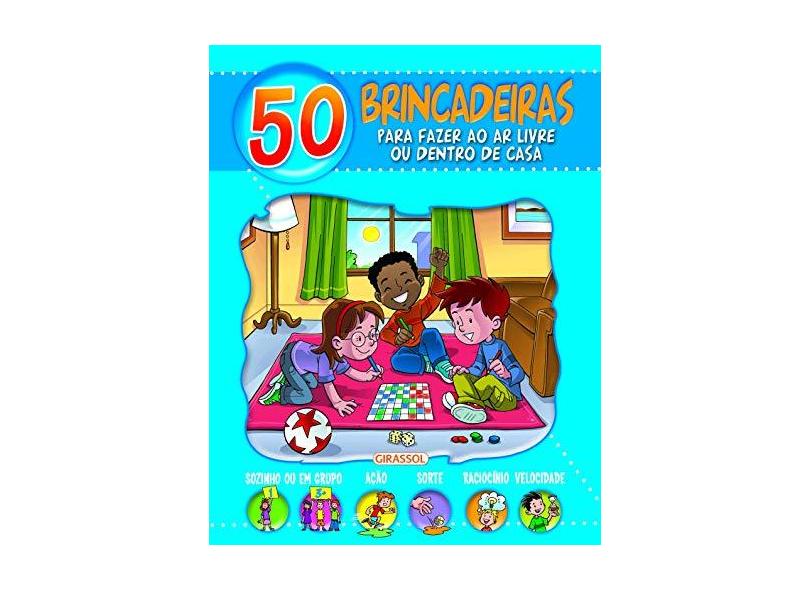 50 Brincadeiras (Azul) - Girassol - 9788539422715