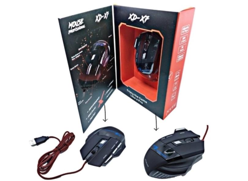 Mouse Gamer Óptico XD-X7 - Xtrad