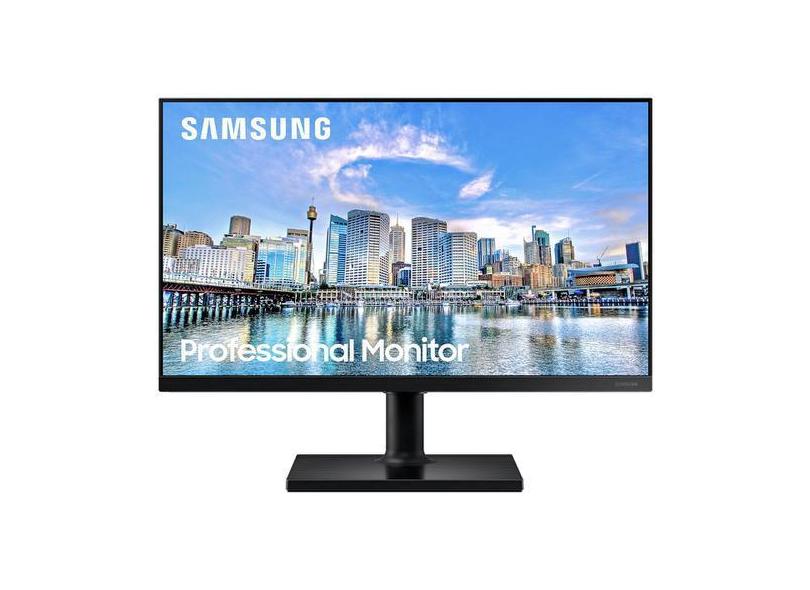 Monitor Samsung 24" Full Hd 75Hz Ips Ajuste De Altura Rotação Inclinaç