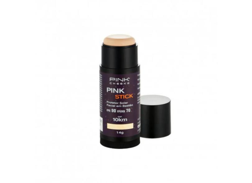 Pink Cheeks Pink Stick 10Km Fps 90 - Protetor Solar Com Cor 14G com o ...