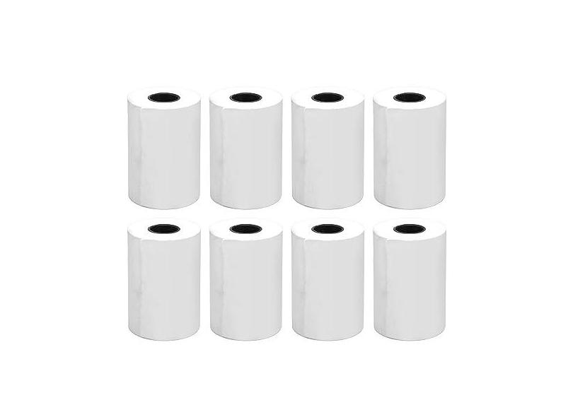 Material Escolar de Escritório Material de Escritório Com 50 Mm de Espessura Suave Ampla Aplicação Superfície Branca Vibrante Adequada para Impressoras de Recibos Diferentes