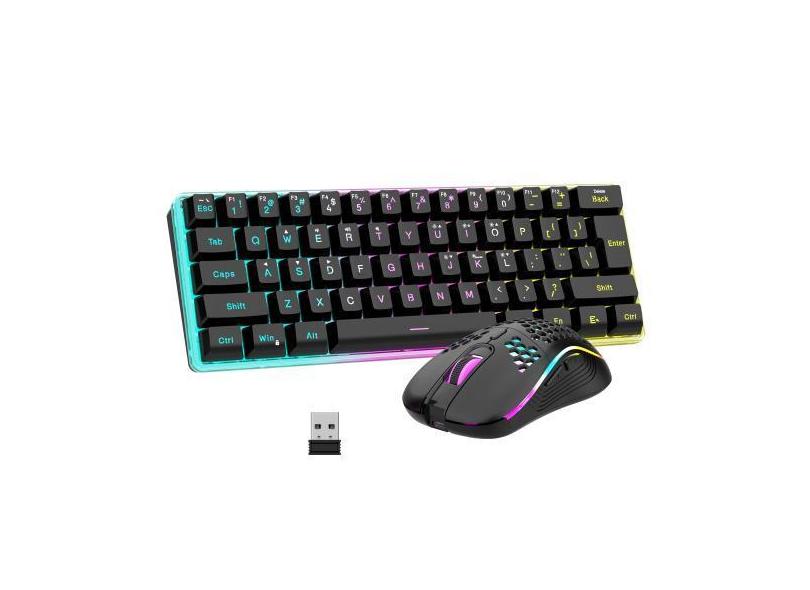 Combinação de teclado e mouse para jogos sem fio RedThunder 60%