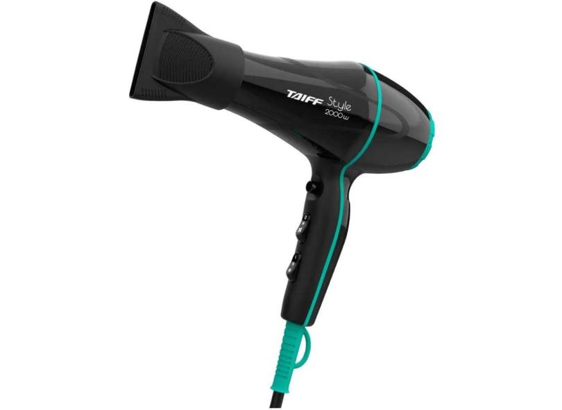 Secador de Cabelo Silencioso 2000W Bivolt Dois Jatos Difusor