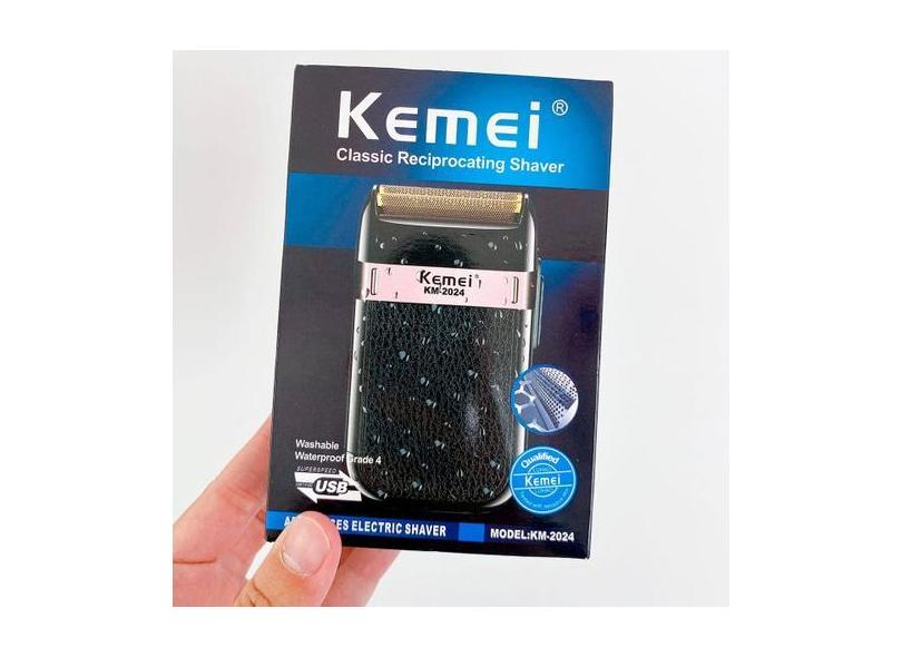Máquina Barbear Shaver Kemei Km-2024 Elétrica Profissional - GENZO