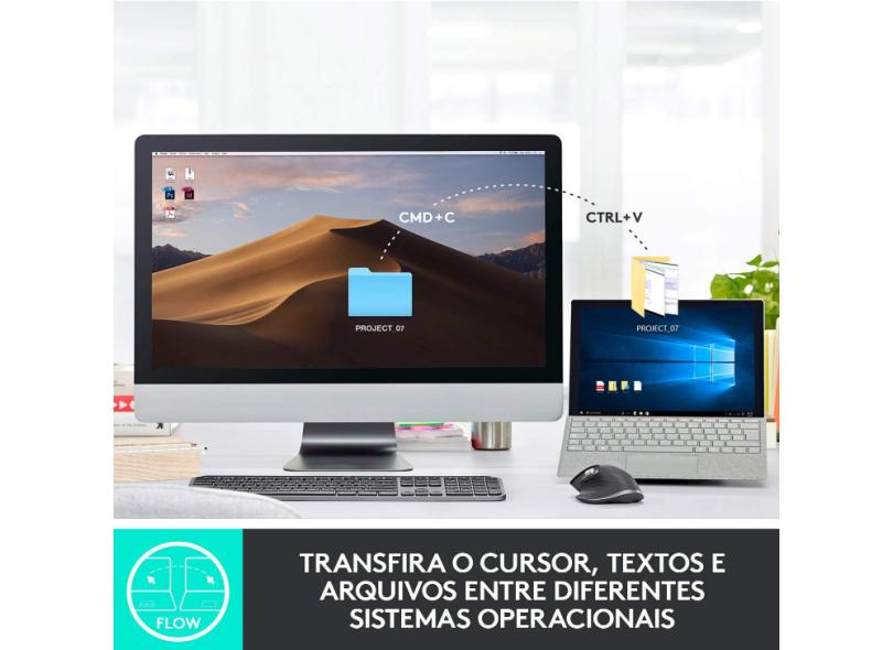 Mouse Laser sem Fio MX Master 3 - Logitech