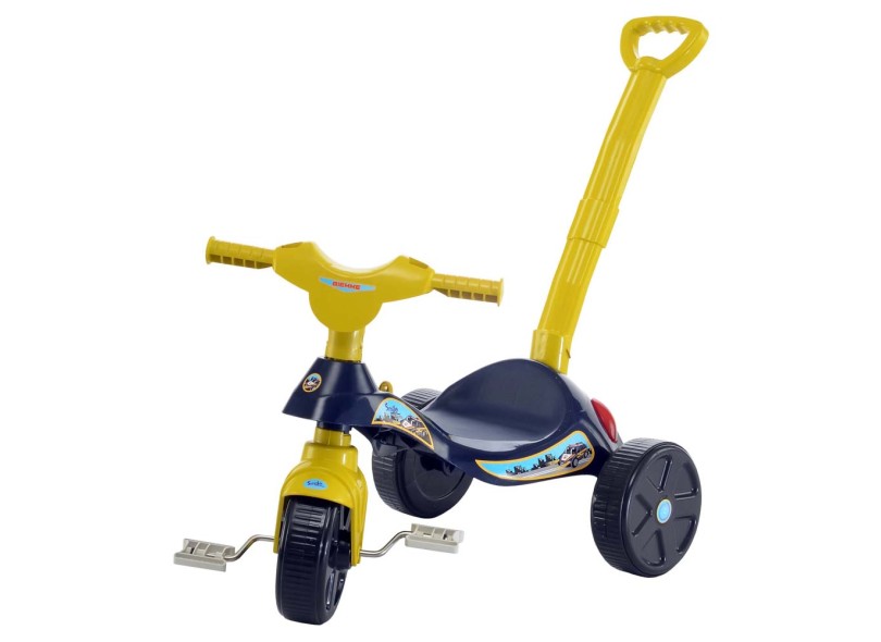 Triciclo Velotrol Infantil C/ Empurrador Motoca Carrinho