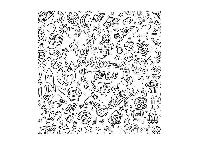 Papel De Parede Com Desenho Para Colorir Mix 2,70 X 0,57m 3 Unidades