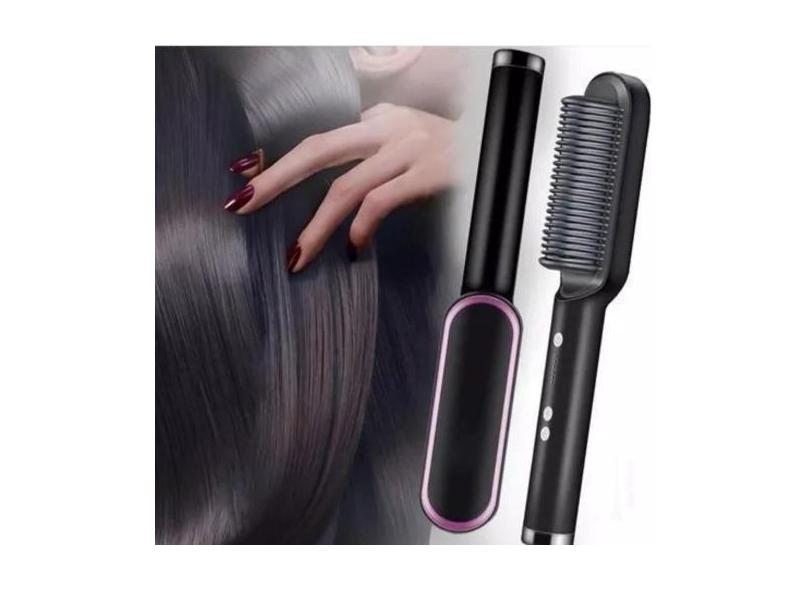 Escova Modeladora Alisadora Chapinha 7 Em 1 Cerâmico Bivolt - WCAN