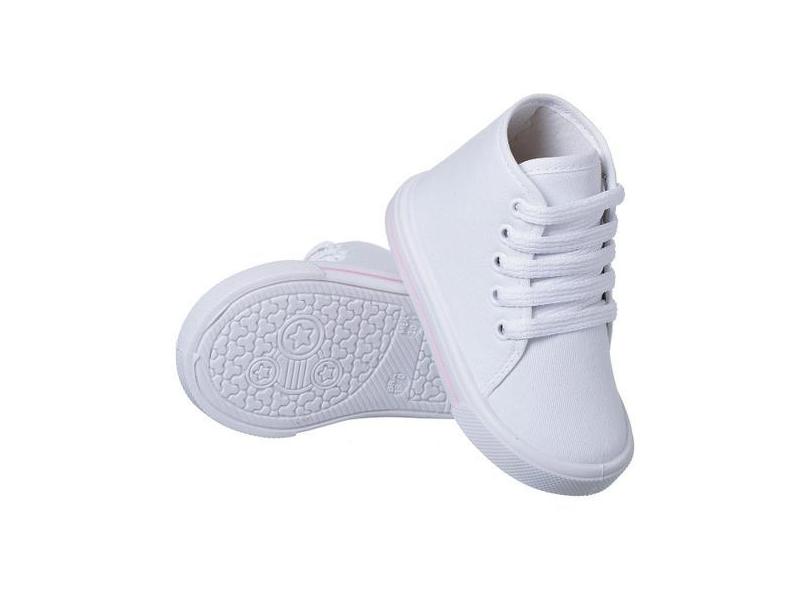 Tênis Infantil Branco Liso Para Customizar Personalizar - Baby Soffete