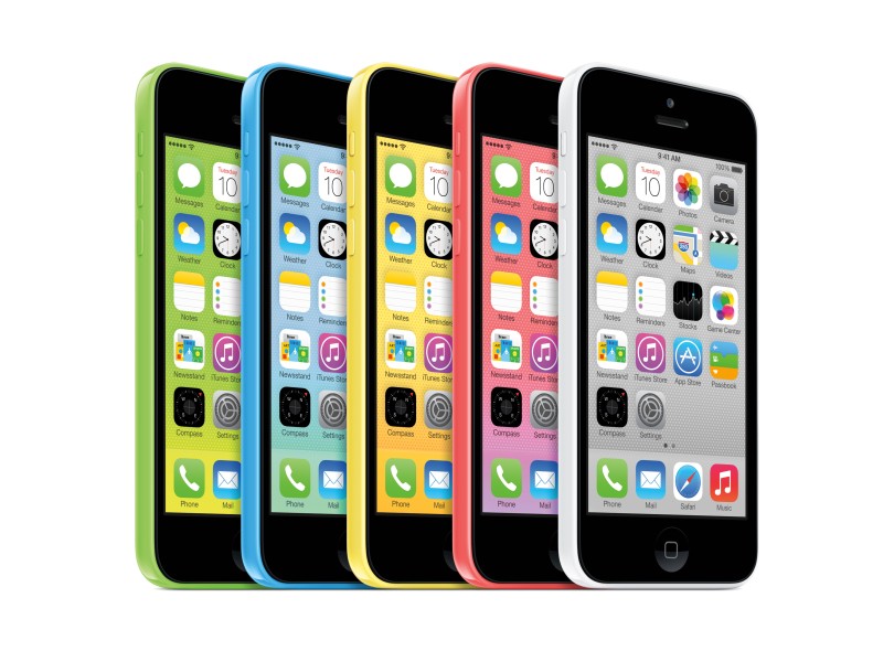 Smartphone Apple iPhone 5C 32GB Câmera 8,0 MP Desbloqueado Wi-Fi 3G