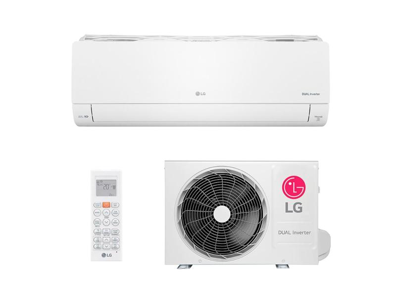 Ar-Condicionado Split Hi Wall LG Dual Inverter Voice 12000 BTUs Frio Inverter +AI S3-Q12JA33K