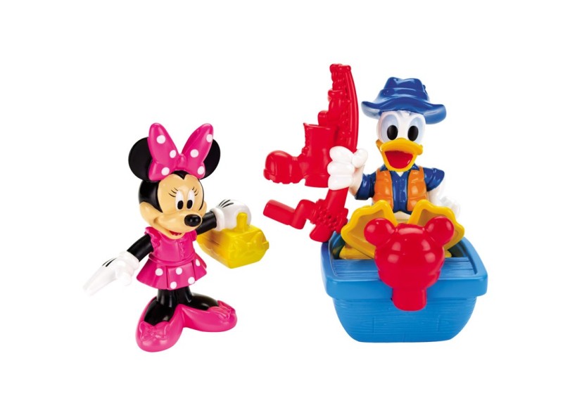 Boneco Donald Minnie Disney ClubHouse Pescaria - Mattel