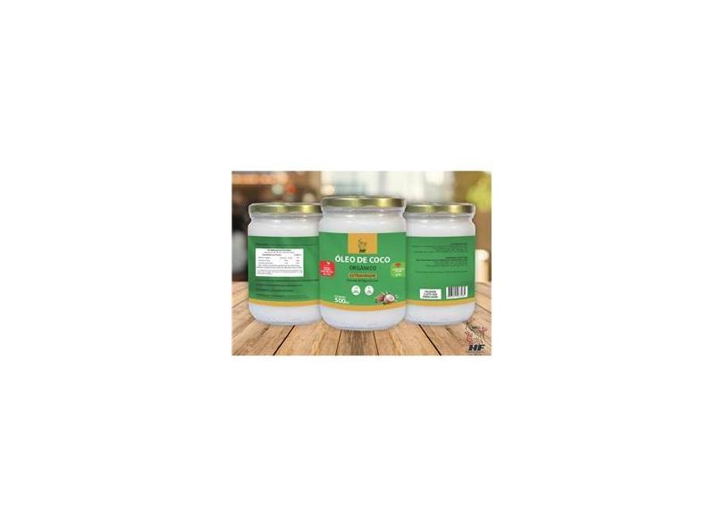 6x Oleo de Coco 500ml Orgânico Extravirgem Hf Suplements