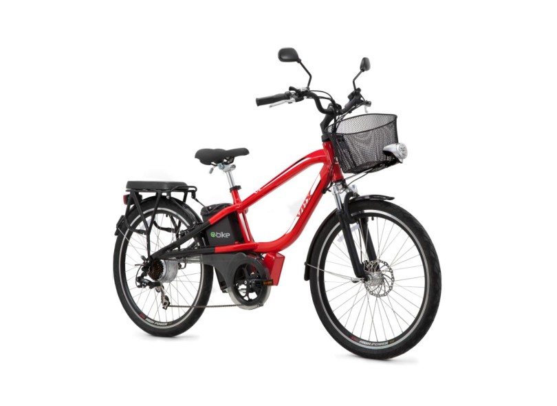 Bicicleta Elétrica Biobike Aro 24 Suspensão Dianteira Confort