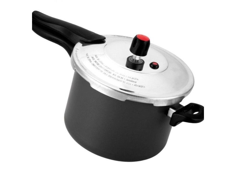 Panela De Pressão Com Fechamento Externo Cinza 4,5litros