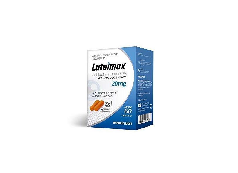 Maxinutri Luteimax (Luteína & Zeaxantina) 20Mg - 60 Cáps.
