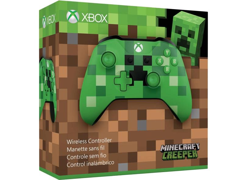 Controle Xbox Series sem Fio Minecraft Creeper - Microsoft