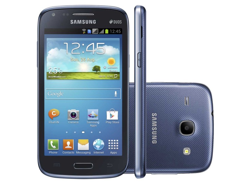 Smartphone Samsung Galaxy S3 Duos GT-I8262B Câmera 5,0 MP 2 Chips 8GB Android 4.1 (Jelly Bean) Wi-Fi 3G