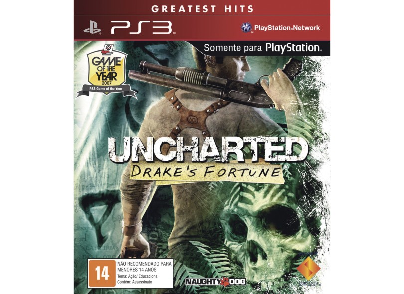 Jogo Uncharted Drakes Fortune Sony PS3