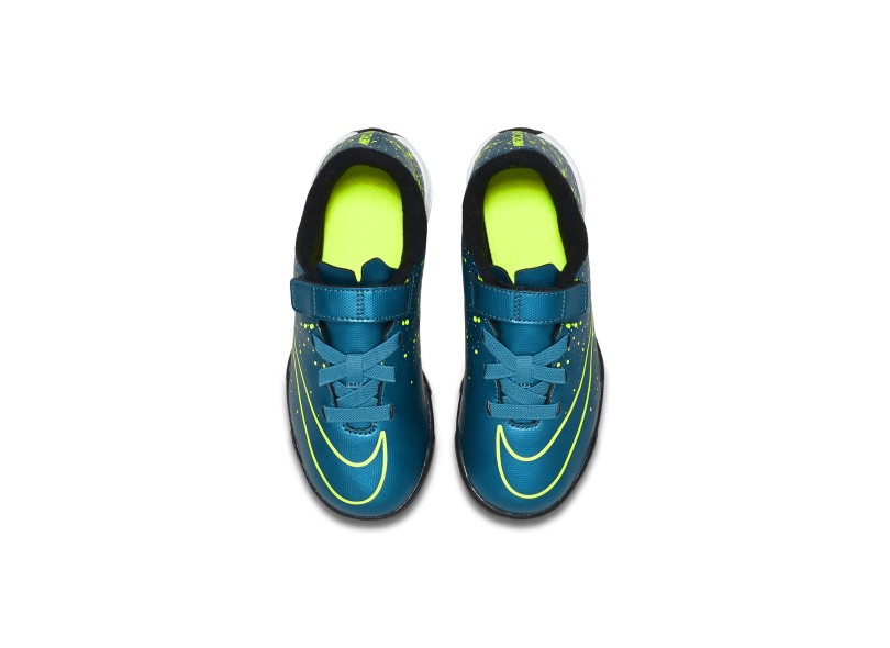 Chuteira Society Nike Mercurial Vortex II TF Velcro Infantil